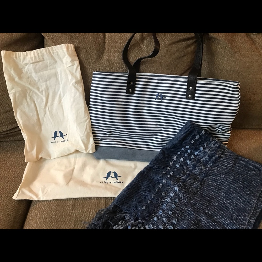 Chloe + Isabel Rue Royal Tote & Scarf